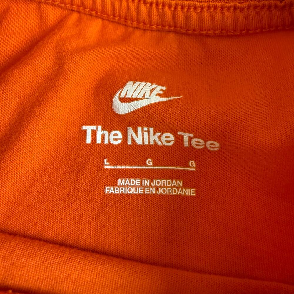 Nike Orange Graphic Tee Swoosh Youth Large - Picture 7 of 8